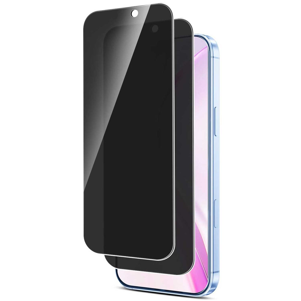2 Pack Privacy Screen Protector,  Anti-Peep Anti-Spy Curved Tempered Glass  - AWXW249 2606-1