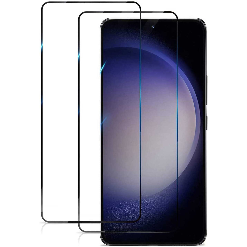 2 Pack Screen Protector,  (Fingerprint Unlock) Full Cover HD Clear Tempered Glass  - AW2V92 2135-1