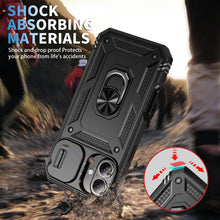 Load image into Gallery viewer, Hybrid Case Cover,  Shockproof Kickstand Lens Protects Metal Ring  - AWXW116 2464-6