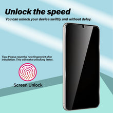 Load image into Gallery viewer, 2 Pack Privacy Screen Protector,  Anti-Peep 9H Hardness Anti-Spy Tempered Glass  - AW2SP62 2294-4