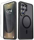 Magnetic Case , Drop-Proof Armor With Glass Screen Protector Cover - AWXW3