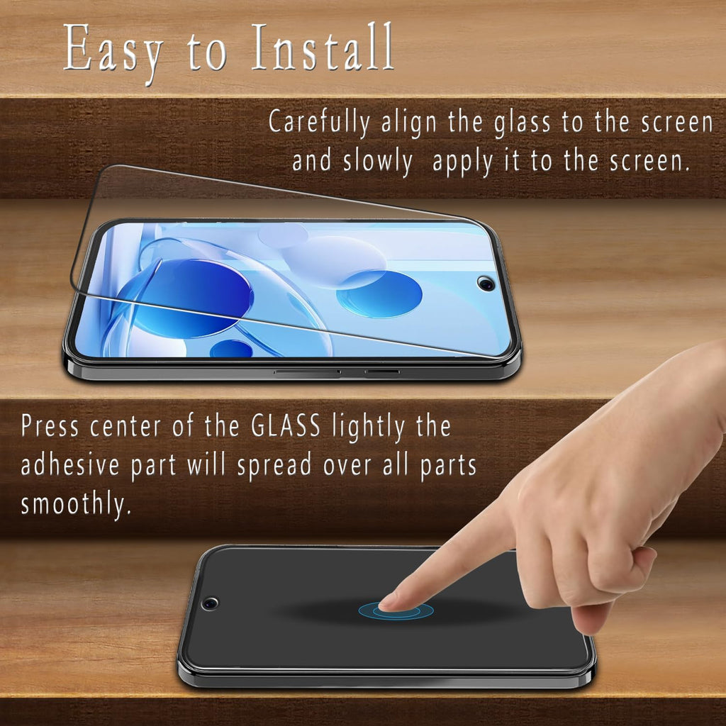 2 Pack Screen Protector,  (Fingerprint Unlock)  Full Cover HD Clear Tempered Glass  - AW2SP89 2450-4