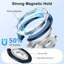 Load image into Gallery viewer, Metal Magnetic Ring Phone Holder ,  Desk Stand Folding Kickstand Blue  - AWXW218 2568-5