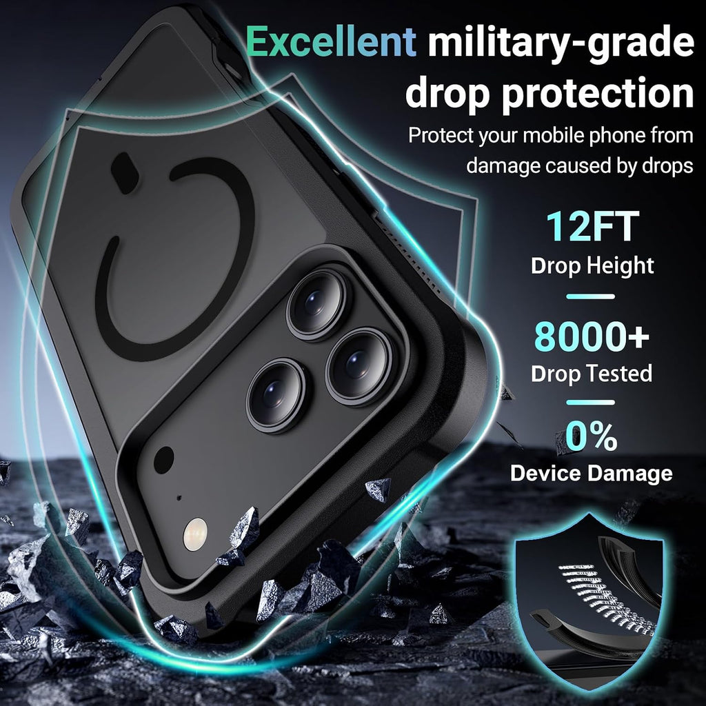 Magnetic Case,  Shockproof Non-Slip Heavy Duty Military Grade  - AWXW255 2612-4