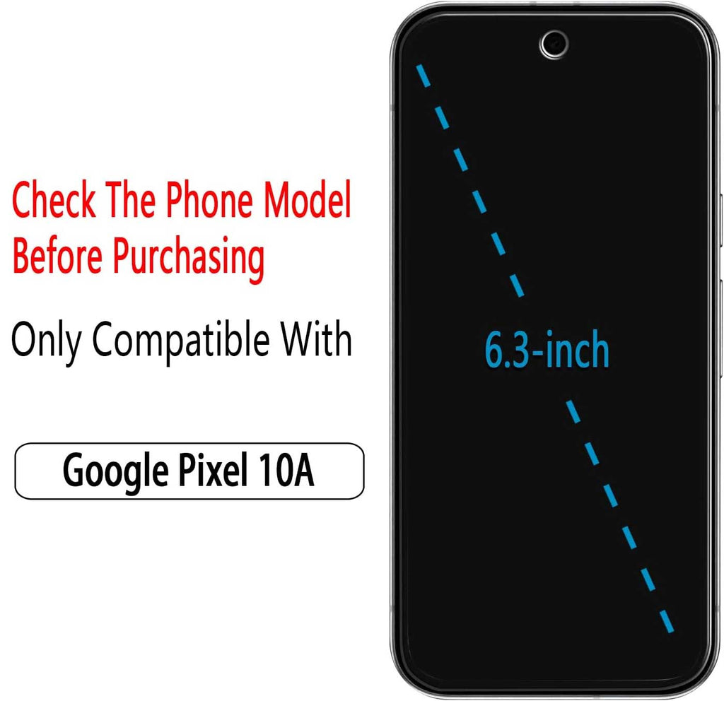 2 Pack Screen Protector,  (Fingerprint Unlock) Full Cover HD Clear Tempered Glass  - AW2SP74 2312-6