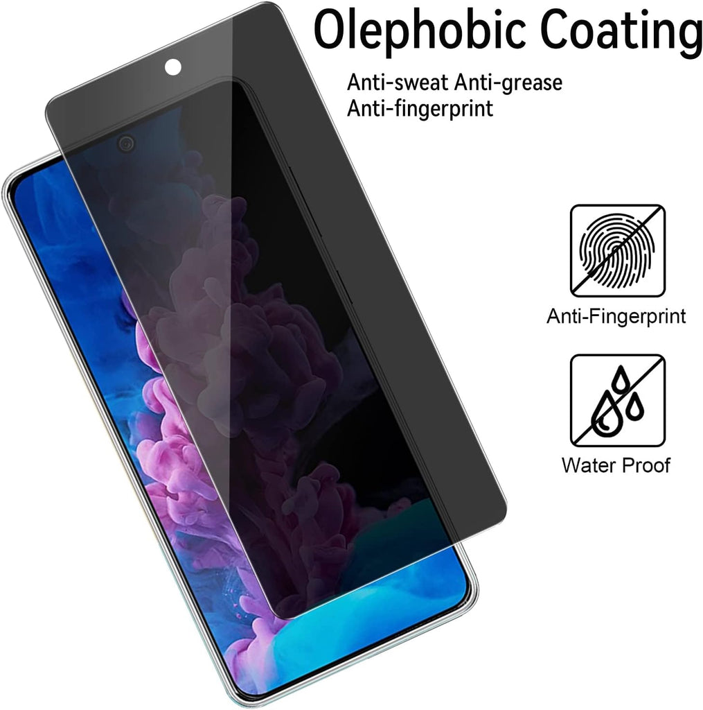 2 Pack Privacy Screen Protector,  Anti-Peep Anti-Spy Fingerprint Works TPU Film  - AW2SP32 2226-6
