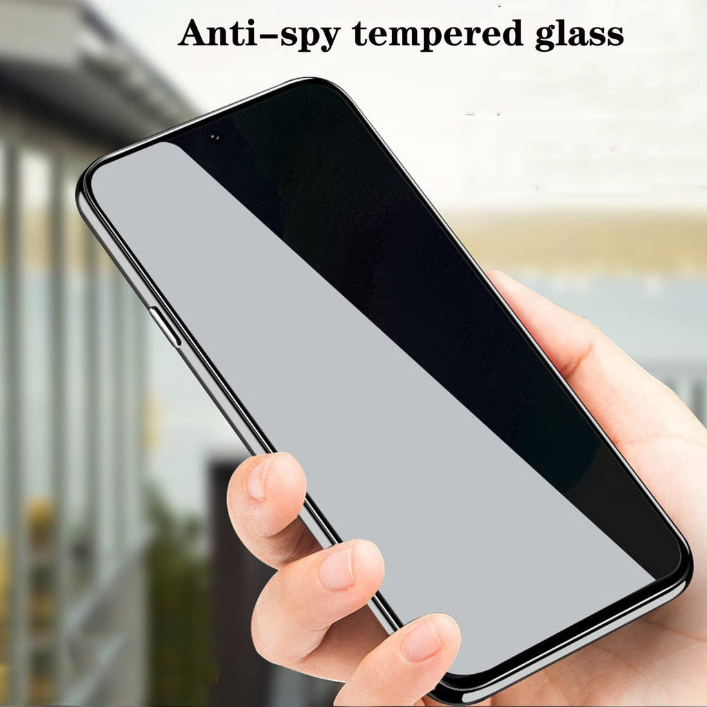  2 Pack Privacy Screen Protector ,   Anti-Peep   9H Hardness   Anti-Spy   Tempered Glass   - AW2V52 2075-6