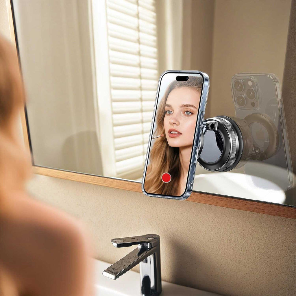 Vacuum,  Folding  Suction Mount Magnetic Phone Holder  - AWXW216 2566-10