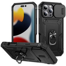 Load image into Gallery viewer, Hybrid Case Cover,  Shockproof Kickstand Lens Protects Metal Ring  - AWXW110 2458-1