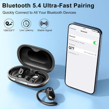 Load image into Gallery viewer, Wireless Ear-hook Open Earphones ,  Charging Case True Stereo Over the Ear Headphones Bluetooth Earbuds   - AWXW223 2578-7