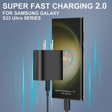 Load image into Gallery viewer, 2 Pack 45W Fast Home Charger,  Power Quick 2 Pack 6ft USB-C Cable PD Type-C  - AWXW190 2539-3