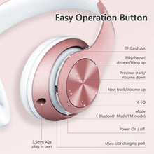 Load image into Gallery viewer, Wireless Headphones,  Earphones w Mic Headset Foldable  - AWXW129 2477-6