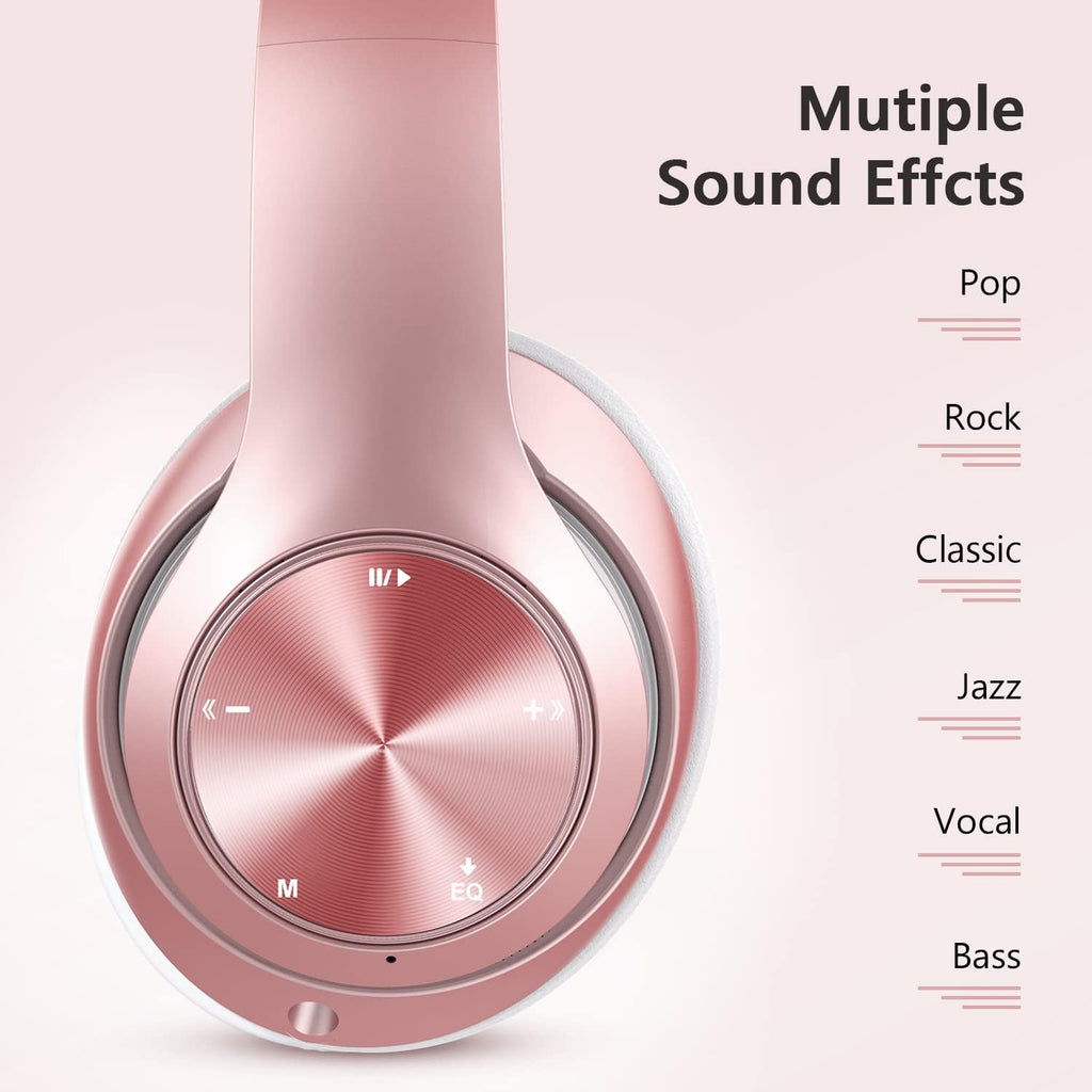 Wireless Headphones,  Earphones w Mic Headset Foldable  - AWXW129 2477-5