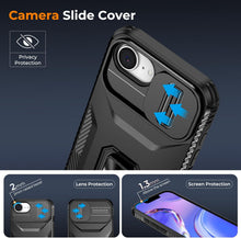 Load image into Gallery viewer, Hybrid Case Cover,  Shockproof Kickstand Lens Protects Metal Ring  - AWXW107 2449-2