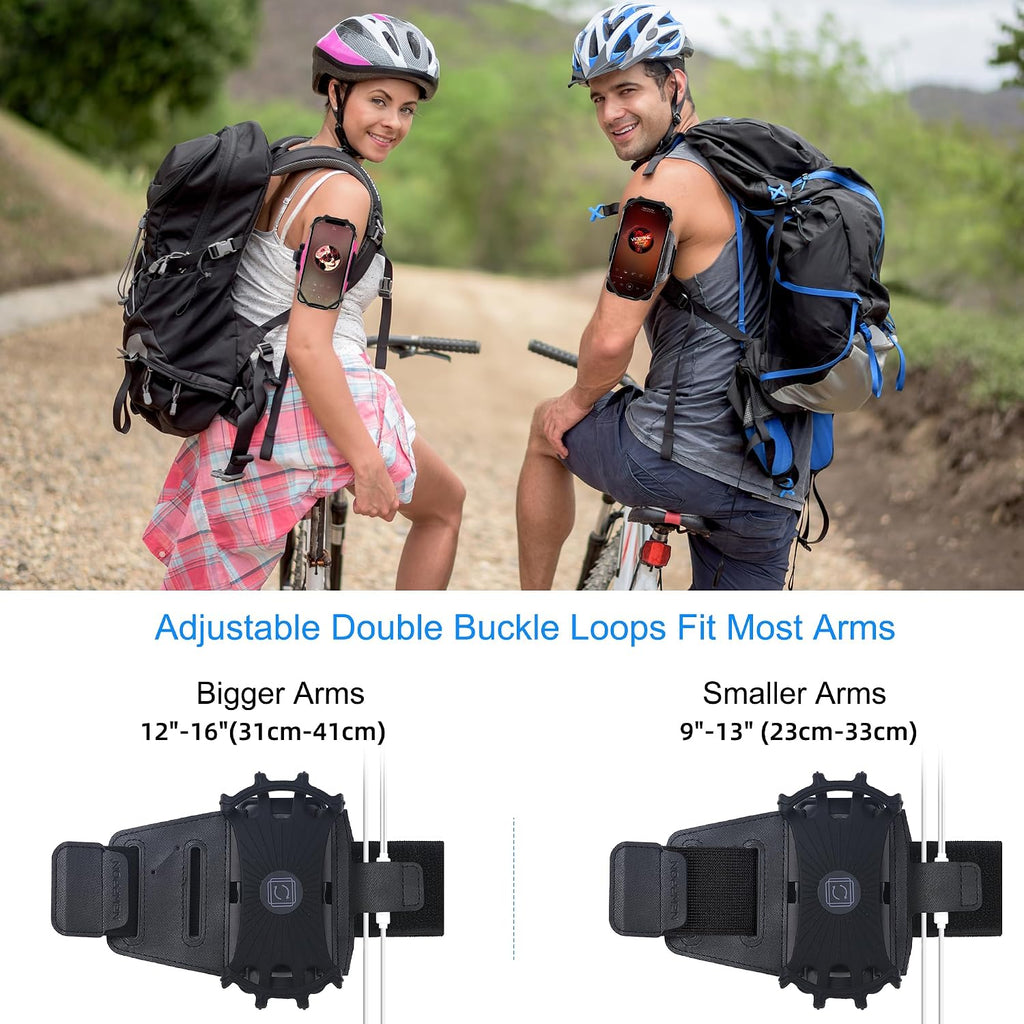 Rotatable Running Armband,  Exercising Gym Workout 360-degree Rotating Detachable  - AWXW200 2550-3