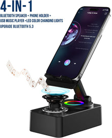 Wireless Speaker,  Multimedia Foldable Audio Desk Stand  - AWXW17 2353-2