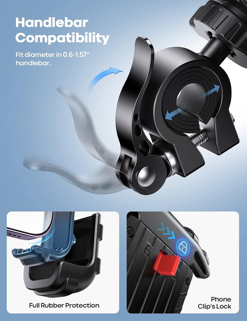 Bicycle/Motorcycle Mount ,  Dock Bike Holder Handlebar  - AWXW280 2641-6