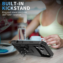 Load image into Gallery viewer, Hybrid Case Cover,  Shockproof Kickstand Lens Protects Metal Ring  - AWXW106 2448-5