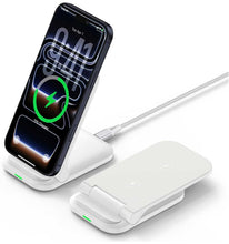 Load image into Gallery viewer, Foldable Wireless Charger,  Charging Pad Stand Folding 15W Fast  - AWXW205 2555-1