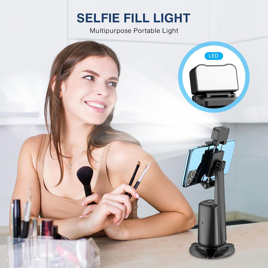 Auto Face Tracking Holder,  Gesture Control Remote Shutter Photo Stand Tripod 360-degree Rotating  - AWXW126 2474-7