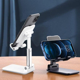 Foldable 2 Pack Phone Stand,  Fold-up Cradle Desktop Dock Portable Travel Holder  - AWXW230 2585-2