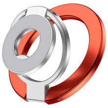 Load image into Gallery viewer, Metal Magnetic Ring Phone Holder ,  Desk Stand Folding Kickstand Orange  - AWXW219 2569-1