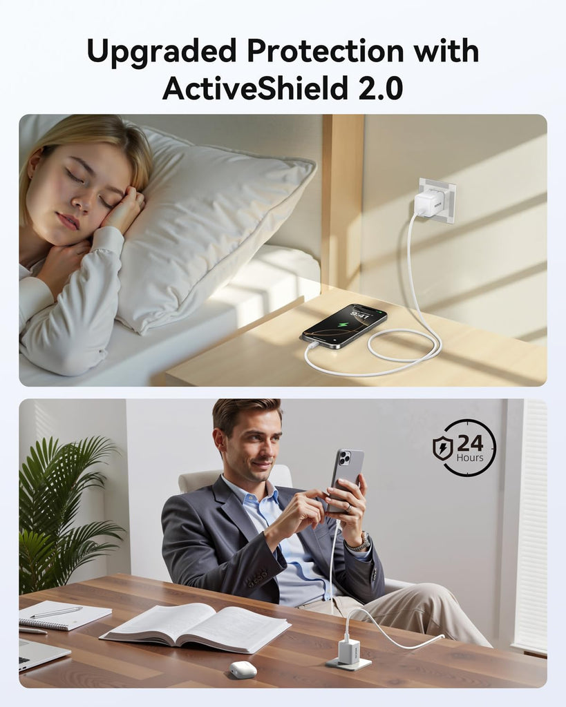 33W Wall Charger,  Adapter Power USB-C Port Adaptive Fast  - AWXW236 2592-6