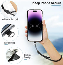 Load image into Gallery viewer, 5 Pack Phone Lanyard,  Strong Holder For Phone Cases  Wrist Straps Adjustable  - AWXW266 2627-3