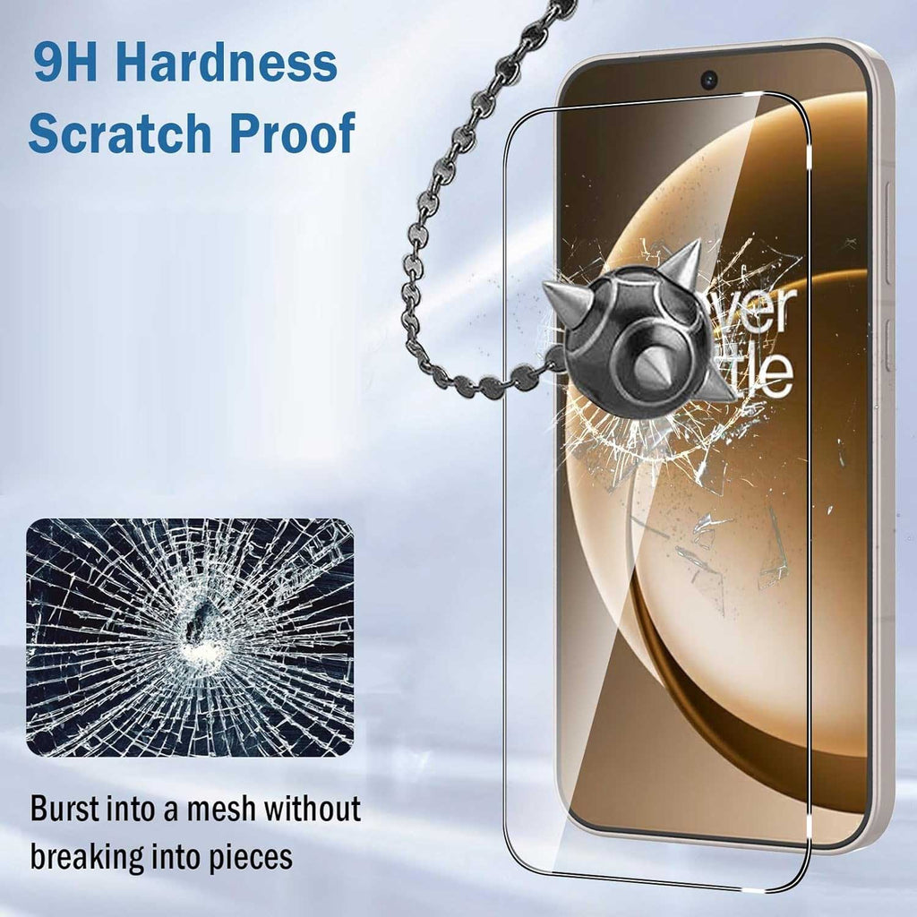 2 Pack Screen Protector,  (Fingerprint Unlock) Full Cover HD Clear Tempered Glass  - AW2SP75 2313-6
