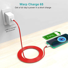 Load image into Gallery viewer, 6ft USB-C Cable,  Wire Power Charger Cord Red  - AWB23 1340-6