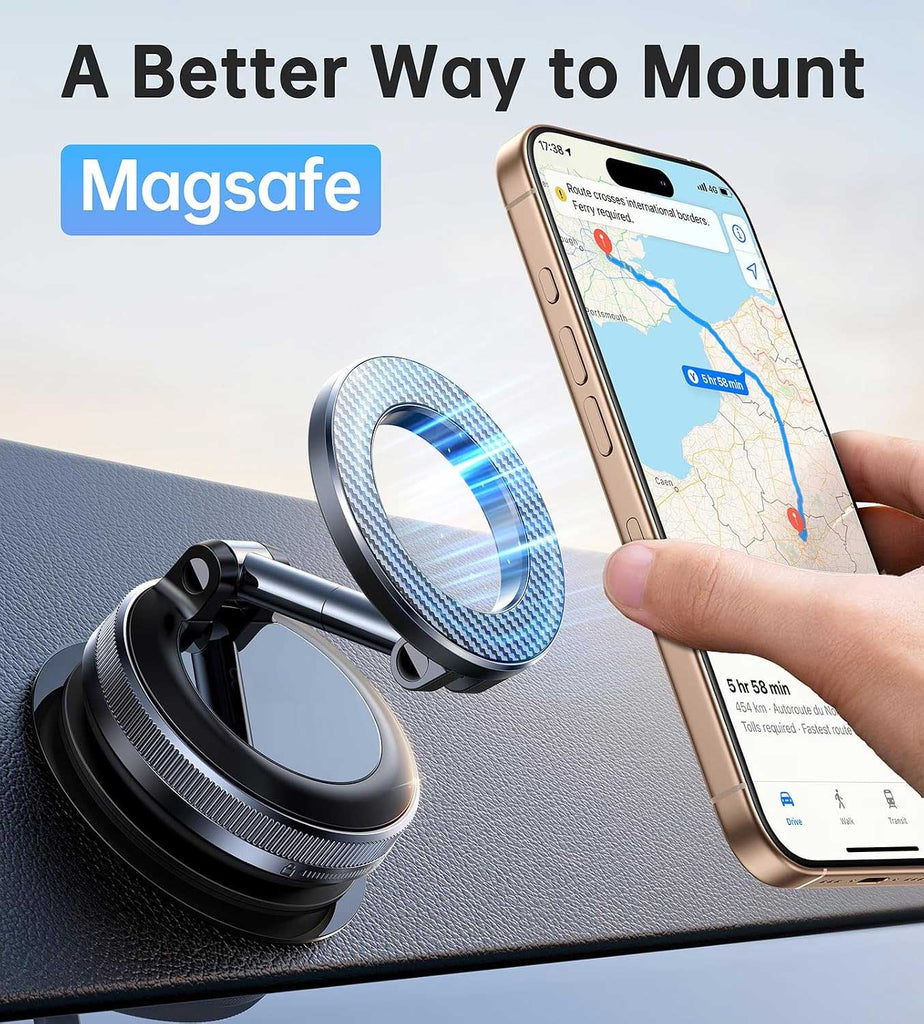 Vacuum,  Folding  Suction Mount Magnetic Phone Holder  - AWXW216 2566-11