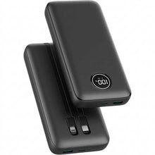 Load image into Gallery viewer, 20000mAh Power Bank ,  Built-in Cable Portable Charger  Backup Battery 22.5W PD Fast Charge  - AWZ63 2314-4