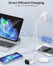 Load image into Gallery viewer, 2 Pack 40W Wall Charger ,  Home and Travel AC Plug  Power Adapter Block 2 USB-C USB Ports Adaptive Fast Cube  - AWXW271 2632-3