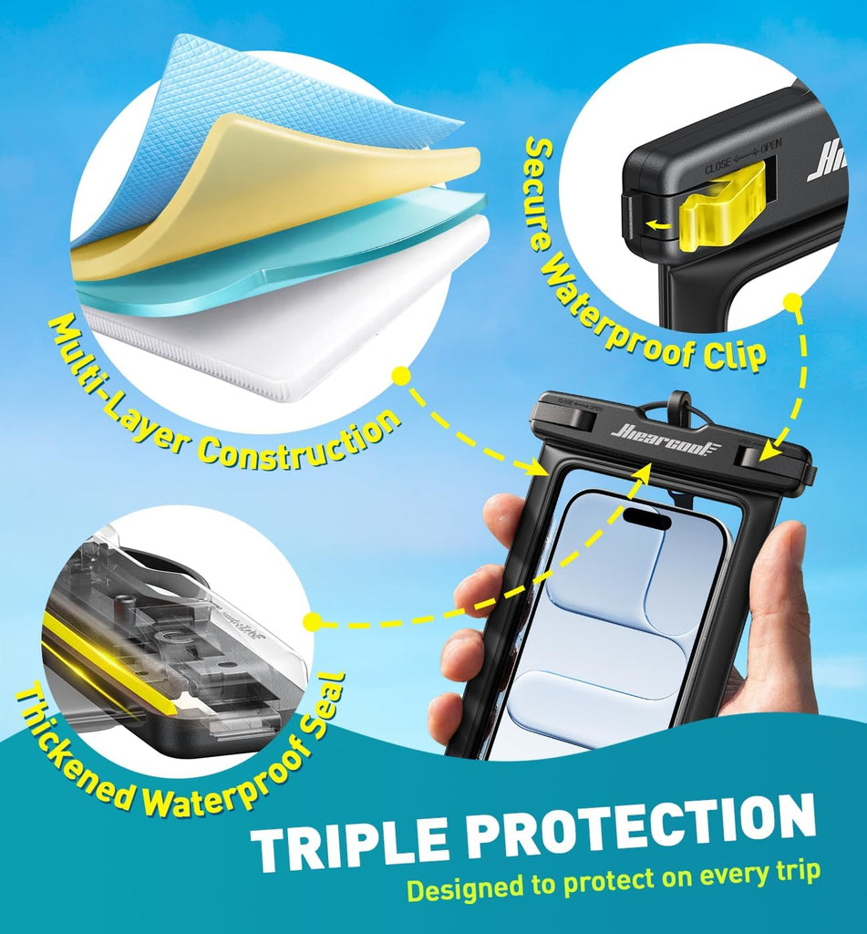 Waterproof Case,  Floating Cover For Pool Sea Underwater Bag 2 Pcs  - AWXW277 2638-6