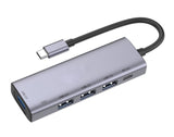 5-in-1 Adapter USB Hub , TYPE-C PD Port USB Splitter USB-C Charger Port - AWL53