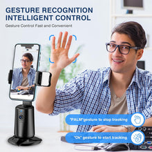 Load image into Gallery viewer, Auto Face Tracking Holder,  Gesture Control Remote Shutter Photo Stand Tripod 360-degree Rotating  - AWXW126 2474-3