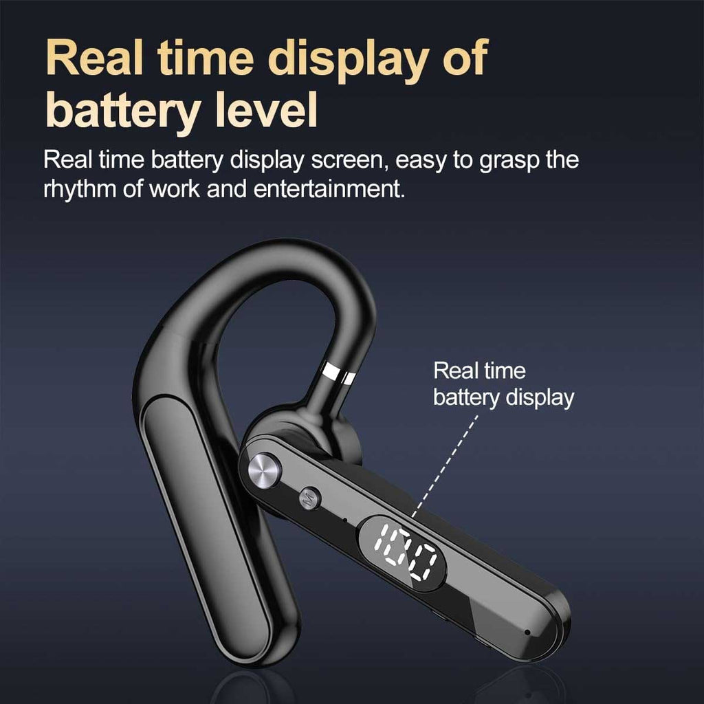 Wireless Earphone,  Handsfree Open-Ear Headphone Boom Mic Ear-hook  - AWF01 2250-4