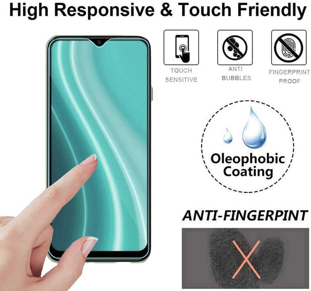 2 Pack Screen Protector,  (Fingerprint Unlock) Full Cover HD Clear Tempered Glass  - AW2SP86 2327-3