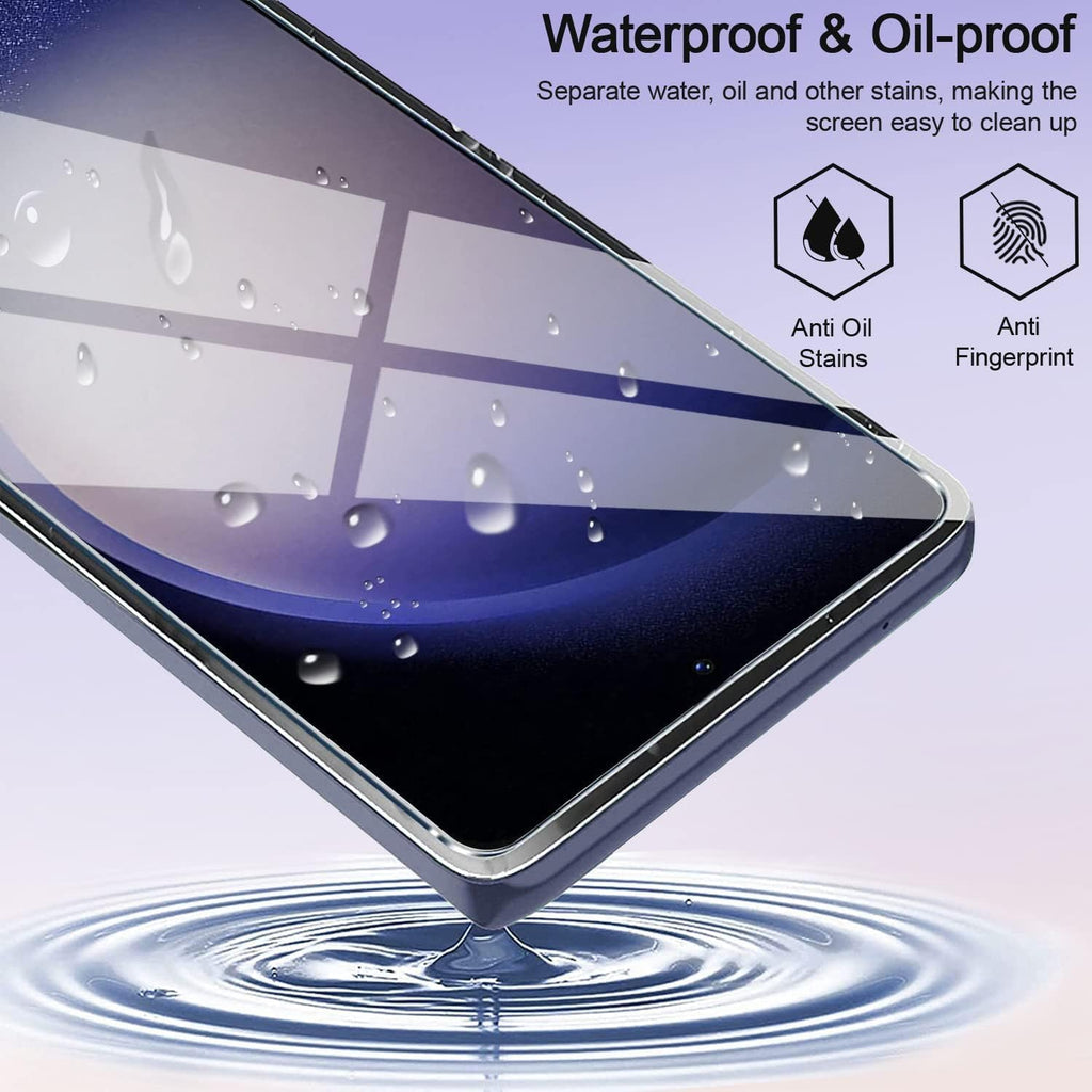 2 Pack Screen Protector,  (Fingerprint Unlock) Full Cover HD Clear Tempered Glass  - AW2V58 2088-5