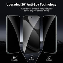 Load image into Gallery viewer, 2 Pack Privacy Screen Protector,  9H Hardness Anti-Peep Anti-Spy Tempered Glass  - AW2SP94 2455-2