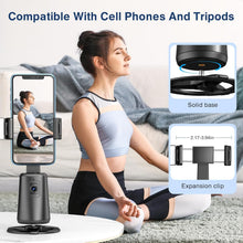 Load image into Gallery viewer, Auto Face Tracking Holder,  Gesture Control Remote Shutter Photo Stand Tripod 360-degree Rotating  - AWXW126 2474-5