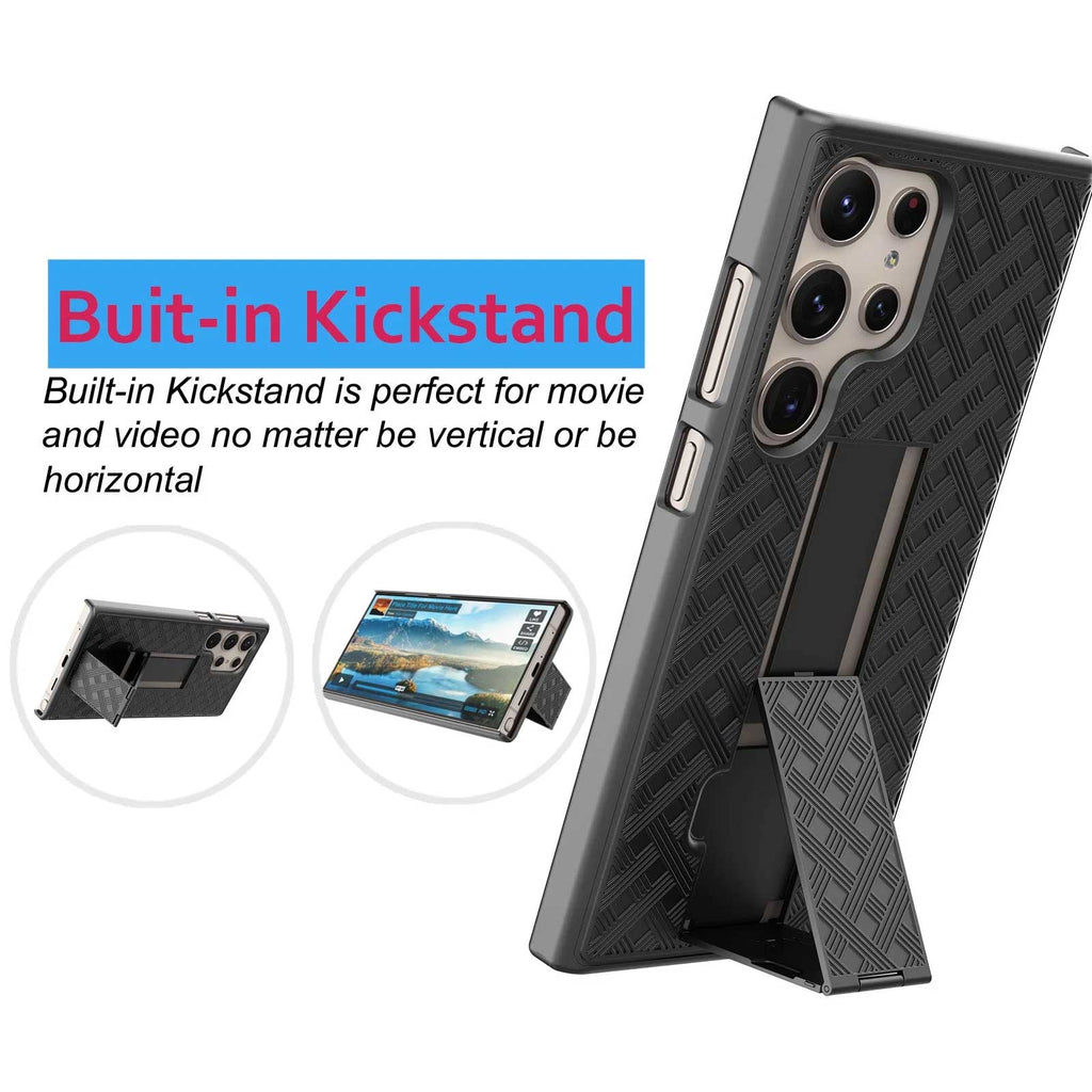 Case Belt Clip,  Kickstand Cover Swivel Holster  - AWV96 2289-3