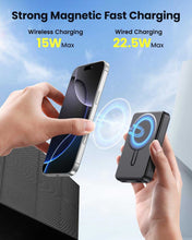 Load image into Gallery viewer, 10000mAh 22.5W Power Bank,  Slim Portable Charger Backup Battery Magnetic Wireless Charging   - AWF77 2336-2