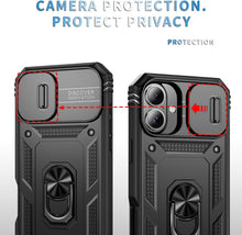Load image into Gallery viewer, Hybrid Case Cover,  Shockproof Kickstand Lens Protects Metal Ring  - AWXW108 2456-4