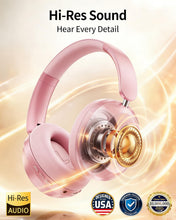 Load image into Gallery viewer, Pink Wireless Headphones,  Earphones w Mic Headset Foldable  - AWXW269 2630-3