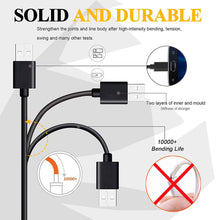 Load image into Gallery viewer, 6ft USB Cable,  Wire Power Charger Cord MicroUSB  - AWK20 276-5