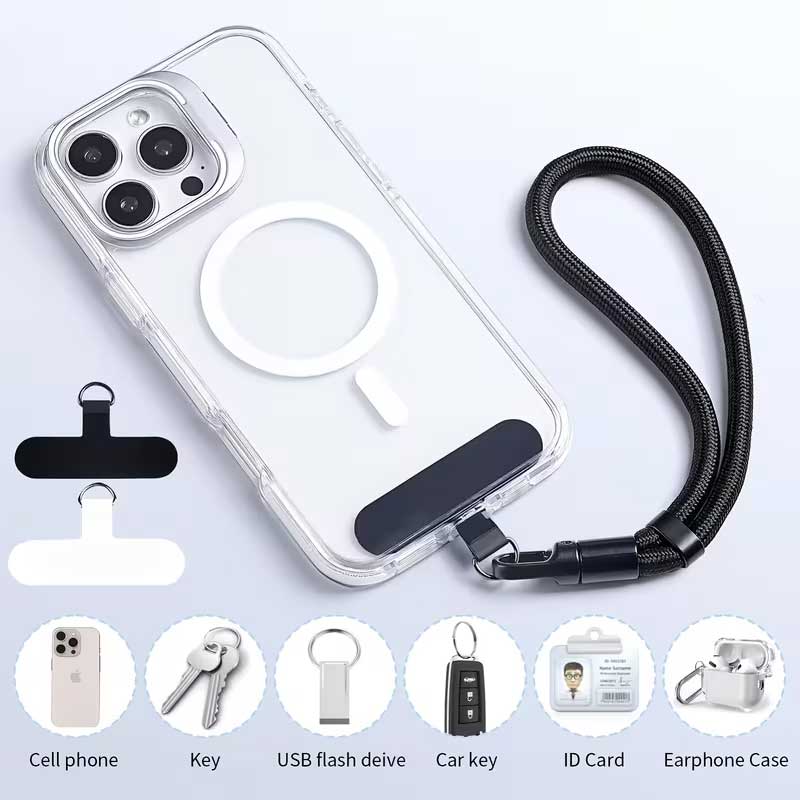 3 Pack Phone Lanyard,  Black For Phone Cases  Wrist Straps Adjustable  - AWXW262 2623-2