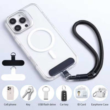 Load image into Gallery viewer, 3 Pack Phone Lanyard,  Black For Phone Cases  Wrist Straps Adjustable  - AWXW262 2623-2