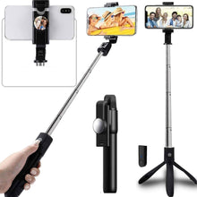 Load image into Gallery viewer,  Selfie Stick ,  Stand  Remote Shutter   Built-in Tripod  Wireless  - AWG32 1989-2