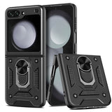 Hybrid Case Cover , Armor Shockproof Kickstand Metal Ring - AWE74